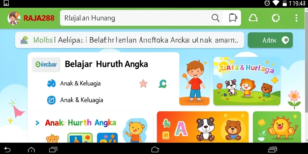Tampilan antarmuka RAJA288 yang menarik dan edukatif.