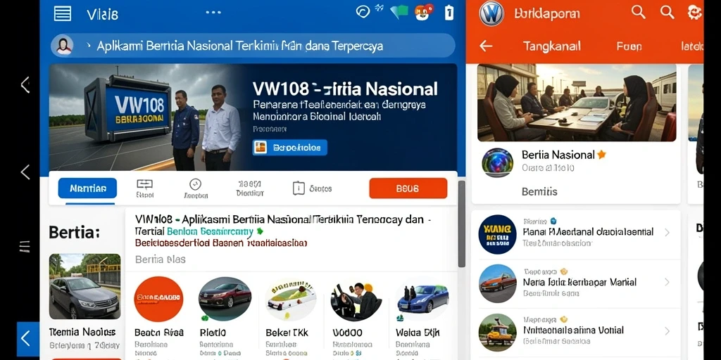 Tampilan antarmuka VW108 yang bersih dan informatif.